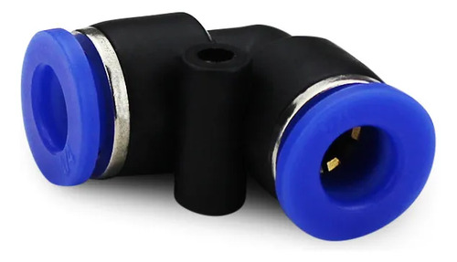 Conector Neumático Codo Unión 4mm